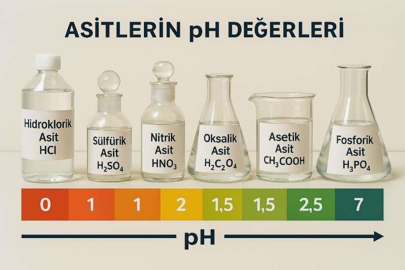 Asitlerin PH Değerleri