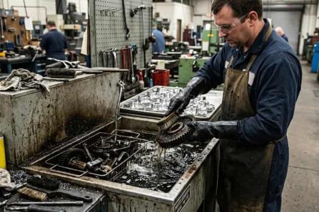 Metal Parçalardaki Ağır Yağ Tabakası Nasıl Çıkarılır?