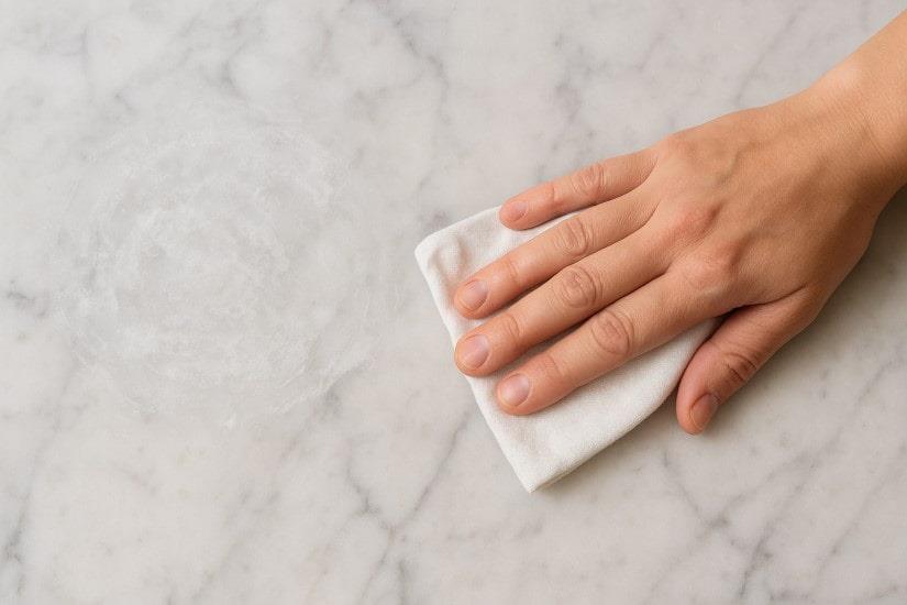 Mermerdeki Kireç Lekesi Nasıl Çıkar?