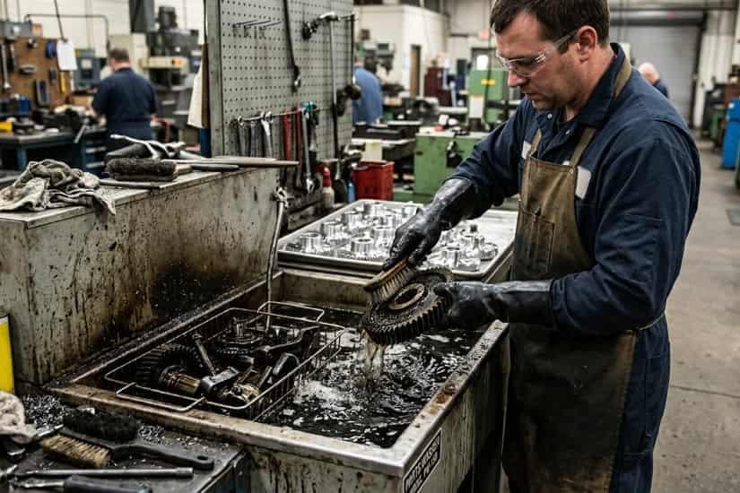 Metal Parçalardaki Ağır Yağ Tabakası Nasıl Çıkarılır?