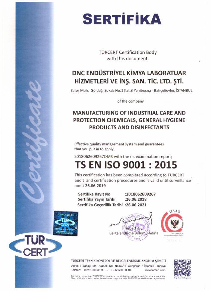 TS EN ISO 9001 2015 ENG