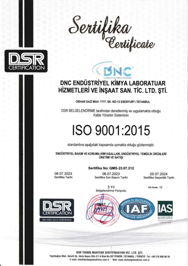 ISO 9001:2015  TR