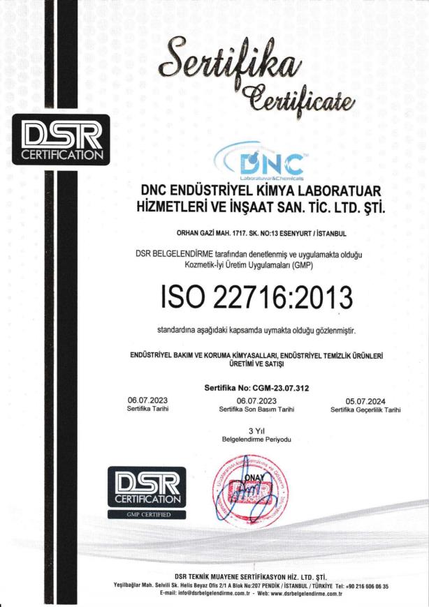 ISO 22716:2013 TR