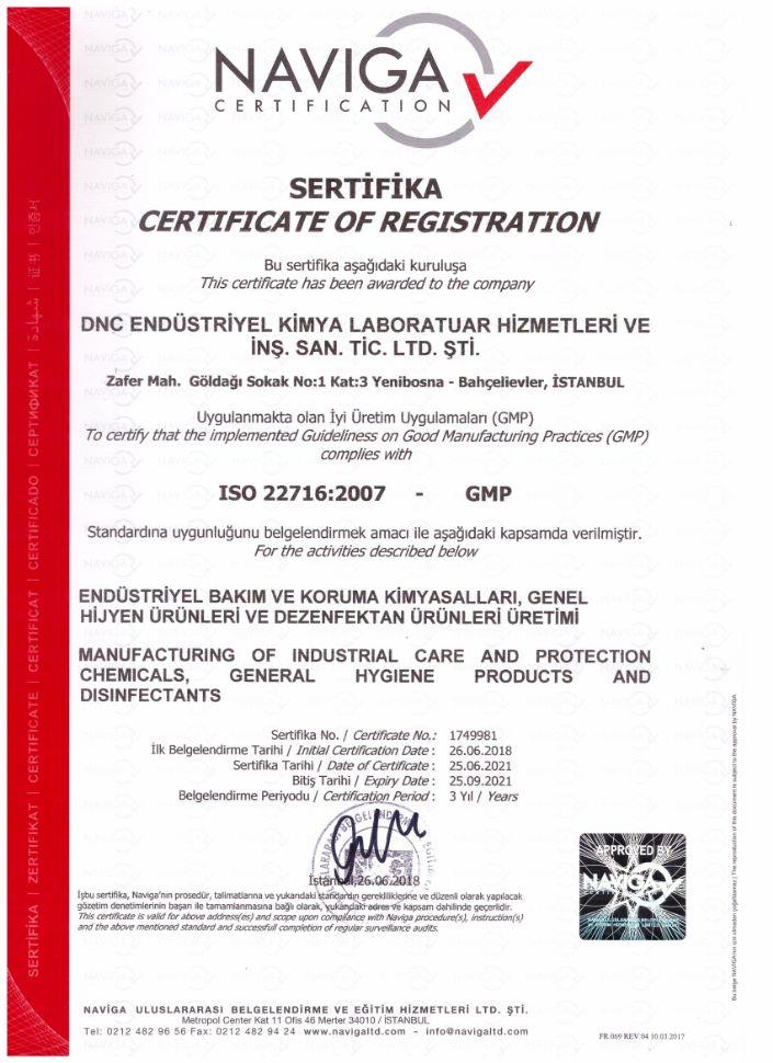 ISO 22716 2007 GMP