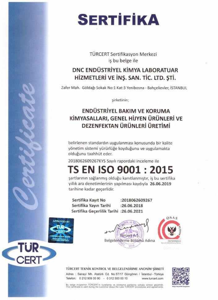 TS EN ISO 9001 2015